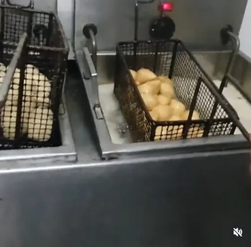 Fritadeira duas cubas 220w