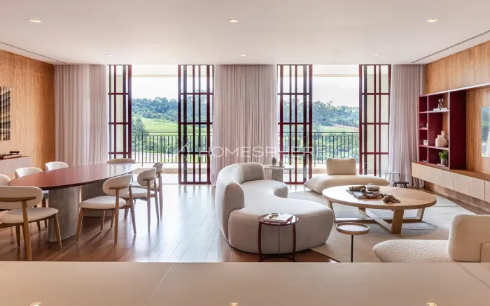 Apartamento Boa Vista Village | Mobiliado e Decorado | Vista Permanente para o Campo de Go