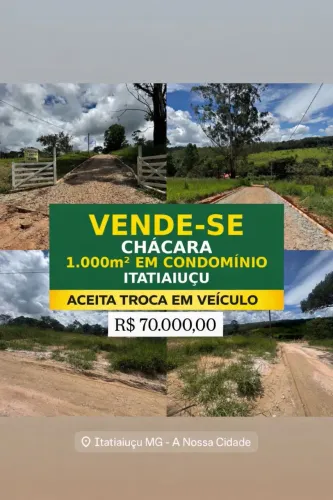 VENDO CHÁCARA EM ITATIAIUÇU 