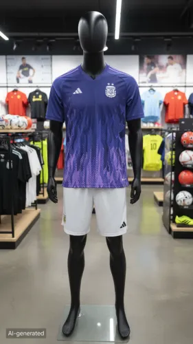 Camiseta/camisa da seleção da Argentina roxa Importada!