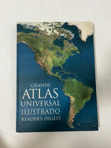 Livro Grande Atlas Universal Ilustrado por Reader?s Digest 