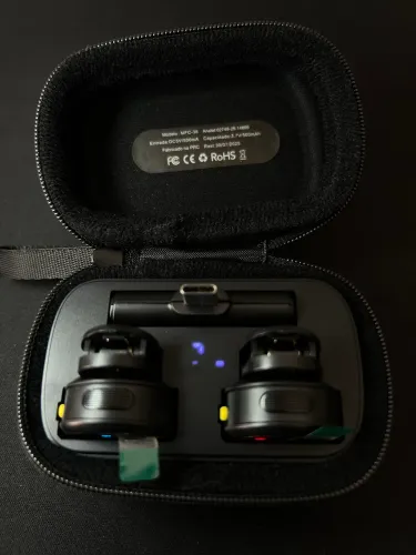Microfone de lapela sem fio