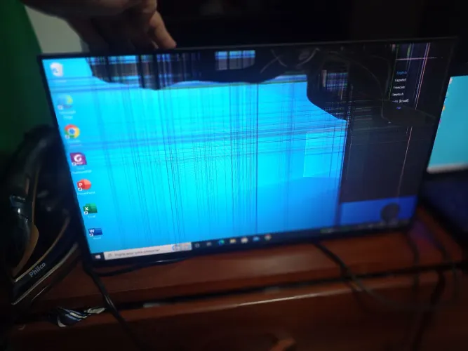 Monitor Dell p2219h 22 polegadas com defeito