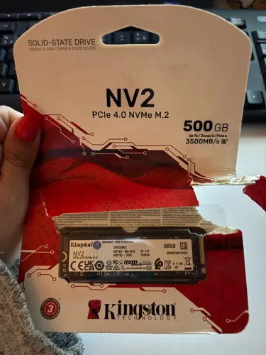 SSD Kingston NV2 500GB M.2 NVMe PCIe 4.0 (Na Embalagem)
