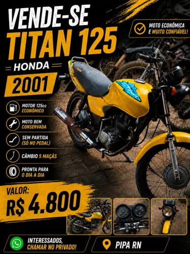 Vendo moto Honda titan cg 125 ks