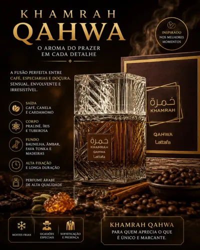 Perfume árabe Khamrah qahwa