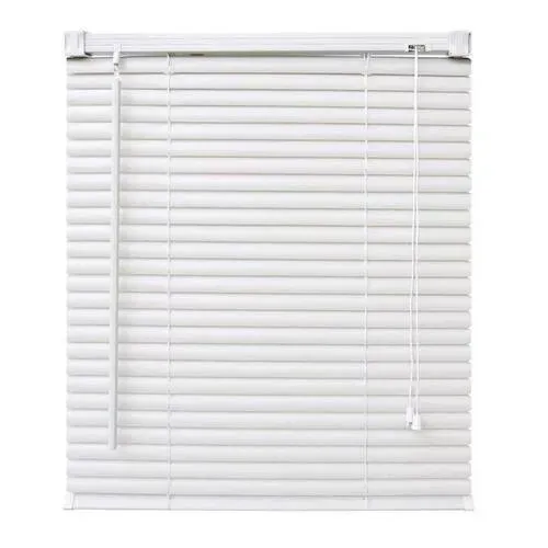 Persiana Horizontal PVC Branca 80 cm (L) x 220 cm (A) Cortina Completa Kit de instalação