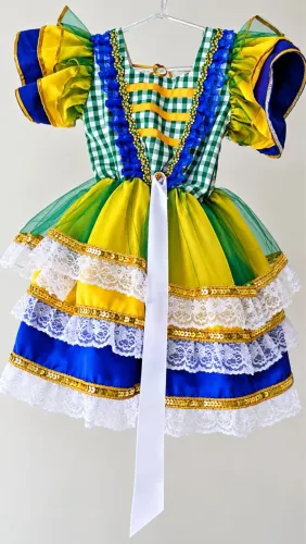 Vestido quadrilha