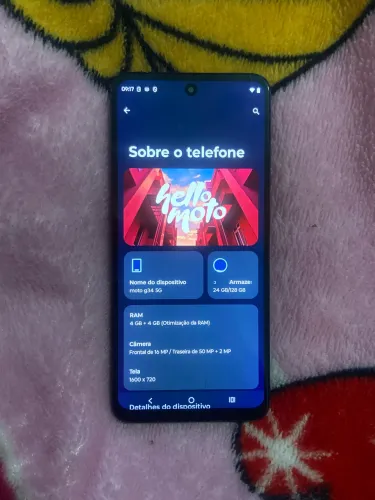 Motorola g34,5g impecável 128 gb impecável