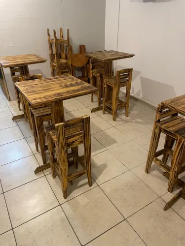 Mesas e cadeiras bistrô 