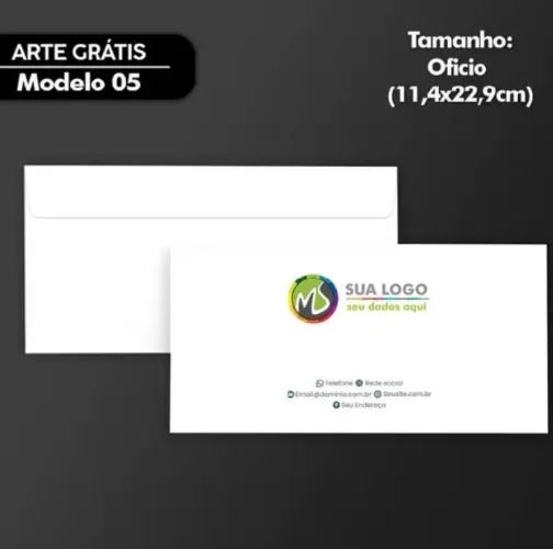 Envelope ofício personalizado