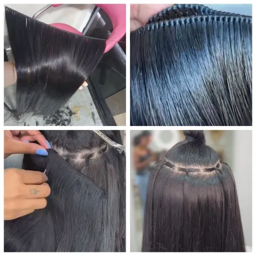 Colocação de mega hair