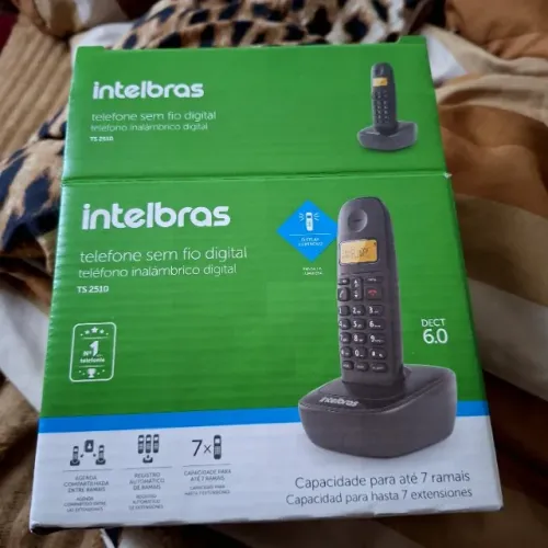 Telefone sem fio na caixa
