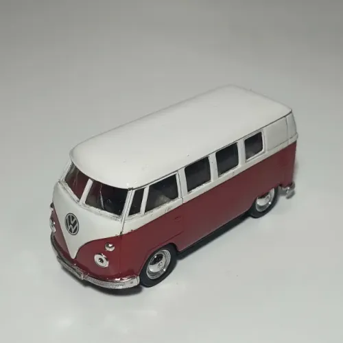 Volkswagen Kombi T1 Welly - Miniatura Die-Cast de Coleção