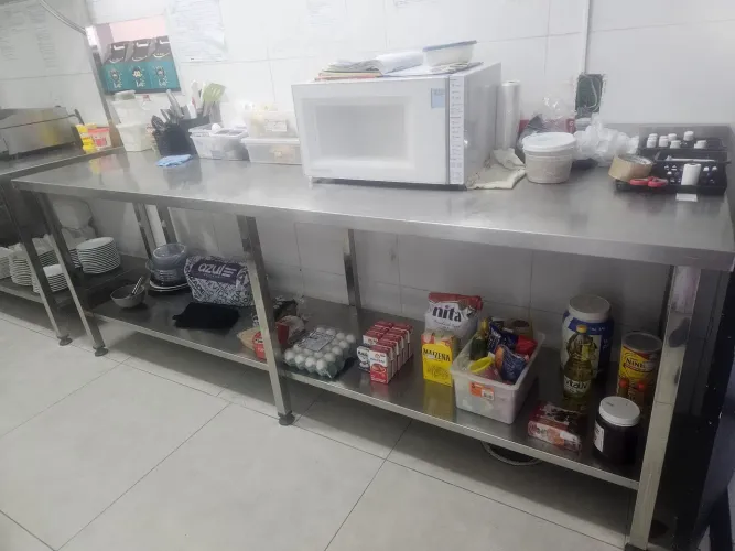 Bancada de inox 