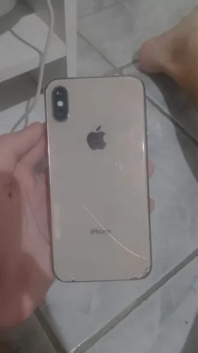 Iphone xs max 100% bateria conector com mal contato e alto falante ruim