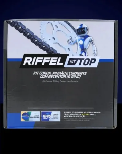 Kit relação riffel top titan 125