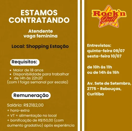 Vagas Shopping Estação