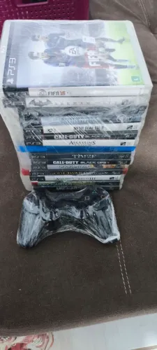 15 jogos ps3 + 1 controle original ,.troco por 