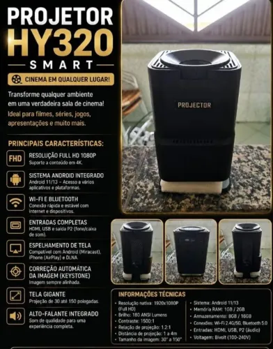 Projetor hy 320