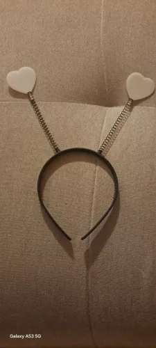 Tiara para festa coração
