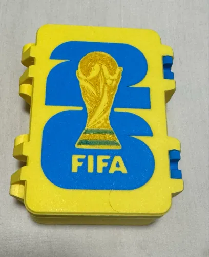 Porta figurinhas da copa