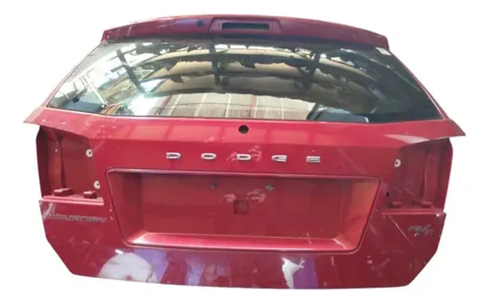 Tampa Traseira Dodge Journey 2010 2011 2012 2013 Com Vigia Vermelha