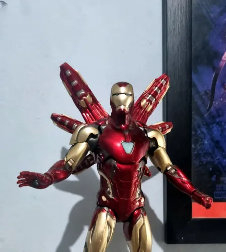 Action Figure Homem de Ferro Mark 85 ZD Toys 1/10 Vingadores Ultimato 