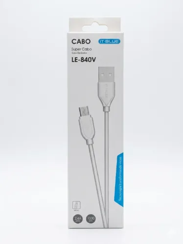 Cabo de Dados e Carregamento Micro Usb V8 IT-BLUE LE-840V (NOVO)