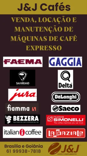 Máquinas de Café Expresso: Venda, Aluguel e Conserto - Brasília e Goiânia