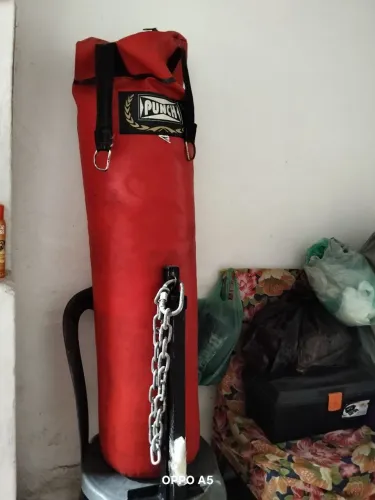 Saco de box com suporte