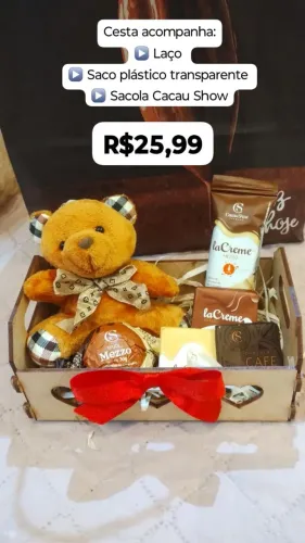 Cestas de chocolates Cacau Show