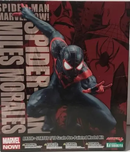Estátua Spider-man - Miles Morales - Marvel Now! Kotobukiya