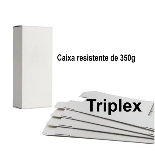 Caixa Embalagem Triplex para vidro Perfume 100 ml