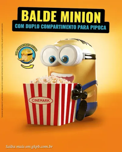 Balde Minion Premium Cinemark