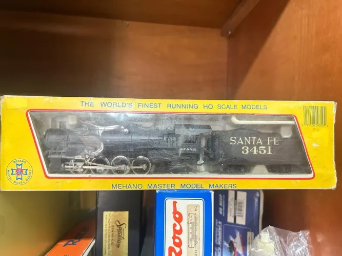 Locomotiva mehano vapor SANTA FE