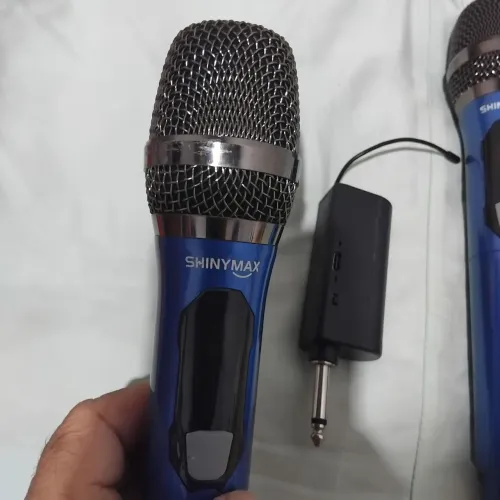 Microfone sem fio duplo, proficional