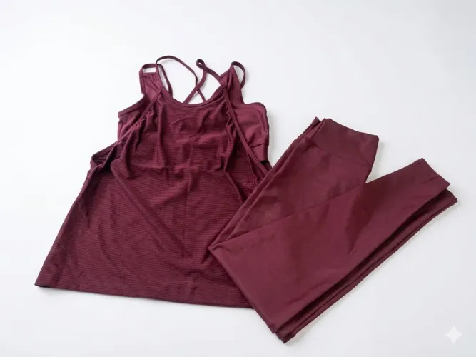 Lote de roupas de treino feminino a preço de fábrica 