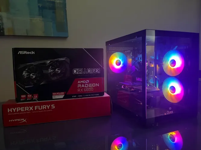 PC Gamer RX 6600 8GB + i5 11ª Geração + 16GB RAM SSD 500GB