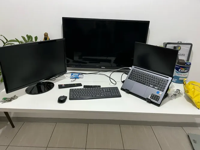 Mesa mdf 80cm x 2m x 4cm espessura