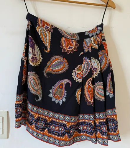 Saia de seda Tory Burch