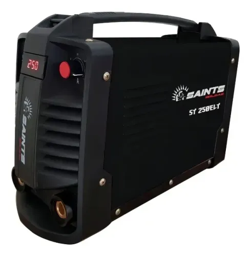 Máquina de Solda Soldadora Saints Soldas Flama ST 250 ELT - preto