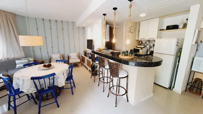 Excelente apartamento de dois quartos na praia de Búzios - Nísia Floresta - RN