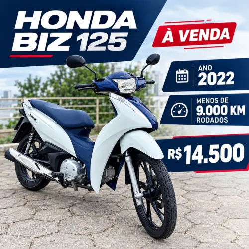 Honda Biz 2022 Impecável