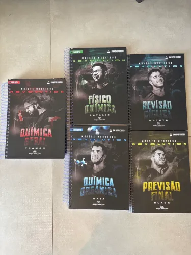 Livros Cursinho Química Moisés Medeiros 2025