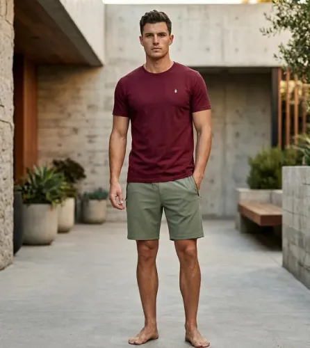 Camiseta básica algodão 30.1