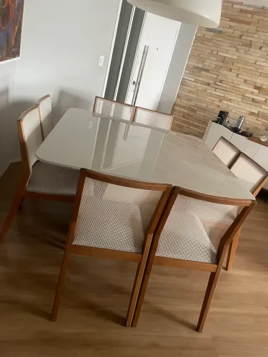 Mesa Sala de Jantar Off White | Design Moderno