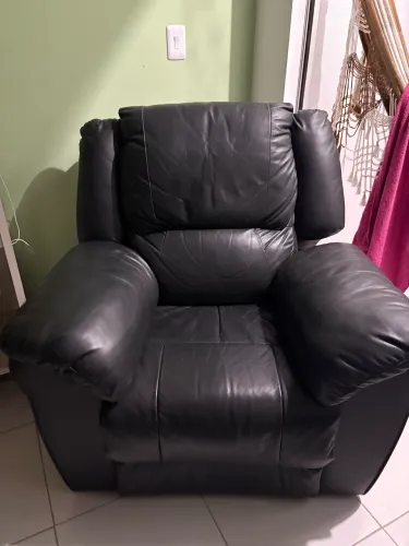 Poltrona do papai em Couro