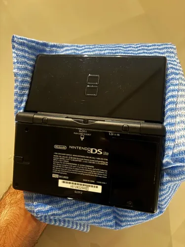 Nintendo ds lite preto em estado de zero 