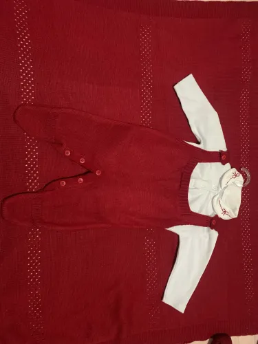 Linda Saída da Maternidade Menina de Tricô
